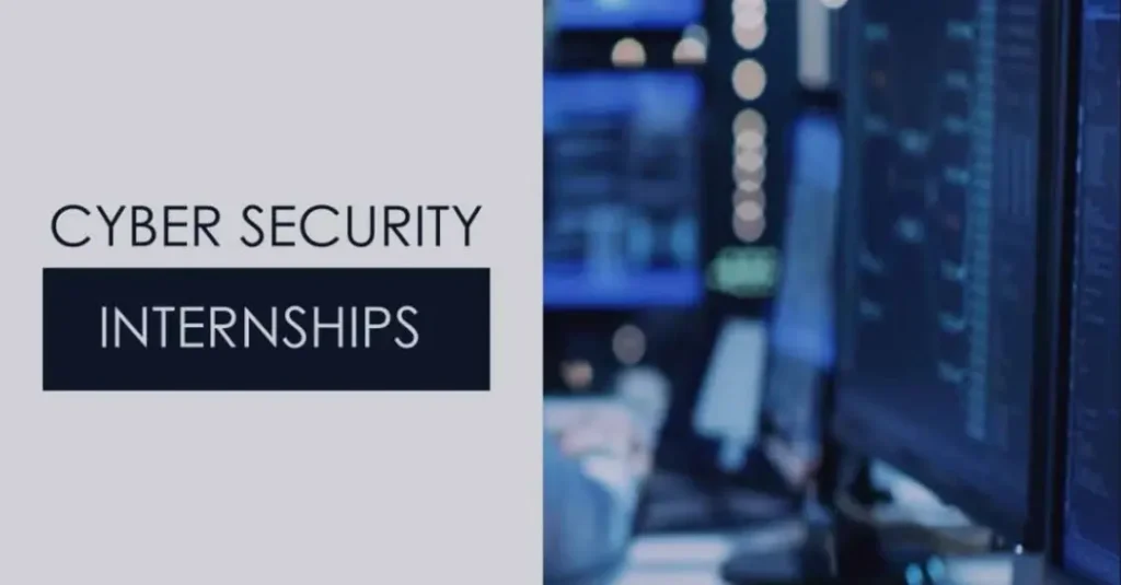 cybersecurity internships