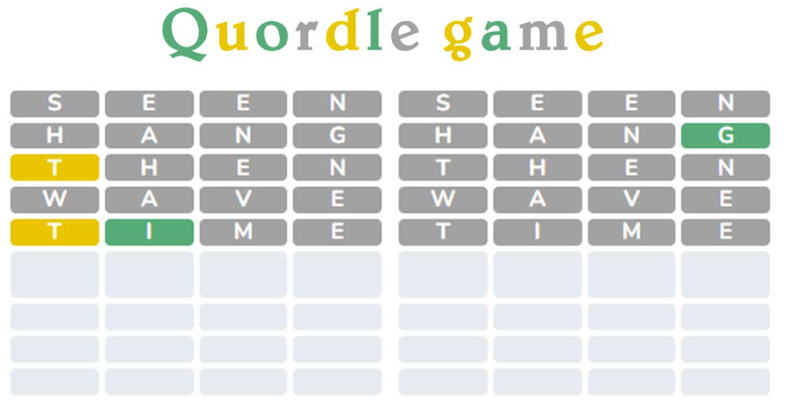 QuordleWordle